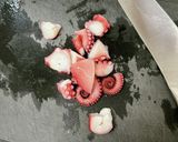 たこときゅうりの辛子酢味噌和え作り方5写真