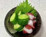 たこときゅうりの辛子酢味噌和え作り方6写真