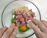 たけのことチーズの豚つくね★動画あり★作り方3写真