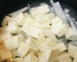 さき茹でレトルト味噌汁●豆腐＆ネギ大根作り方1写真
