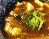 さき茹でレトルト味噌汁●豆腐＆ネギ大根作り方3写真