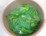 菜の花の豆腐ソース(ごま味噌味）作り方4写真