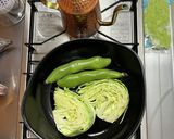鉄のフライパンで焼き野菜作り方1写真