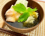 とろろ昆布と『かるかるおかき』のお吸い物作り方5写真