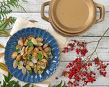 銅鍋てふてふで作る アサリのワイン蒸し作り方8写真