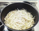 なめ茸、もやし、ホウレン草和え作り方1写真