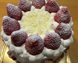 桜咲く苺ショートケーキ作り方36写真