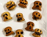 ハロウィンに　顔描くだけプッカおばけ作り方3写真