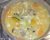 野菜たっぷり煮込みうどん(味噌味)作り方8写真