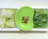 長ネギのピリ辛甘酢漬け作り方1写真