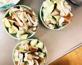 簡単根菜たっぷりコク旨焼肉味副菜サラダ作り方9写真