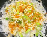 れんこんのガレット風からすみピザ作り方3写真