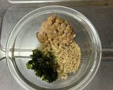 もち麦×ソフトしその実ワカメの納豆和え作り方2写真