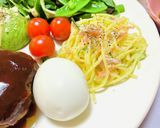 ハンバーグプレートで夕飯メニュー作り方6写真