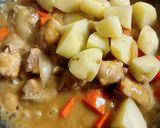 新玉ねぎ新じゃがいものワンパンシチュー作り方7写真
