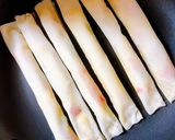 春巻き野菜チーズ棒作り方2写真