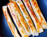 春巻き野菜チーズ棒作り方3写真