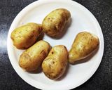 魚焼きグリルで簡単！スマッシュドポテト作り方1写真