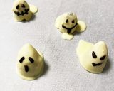 ハロウィンに簡単に　チョコバナナおばけ作り方6写真