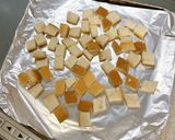 パンの耳のクルトンと目玉焼きのサラダ作り方2写真