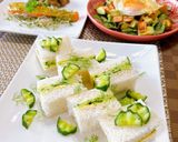 パンの耳のクルトンと目玉焼きのサラダ作り方12写真