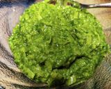 葉にんにく洋風ぬたとカツオのお刺身作り方3写真