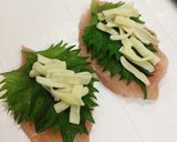 ✧大葉チーズINささみの照り焼き✧作り方3写真