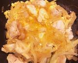 鶏ササミで親子うどん作り方3写真