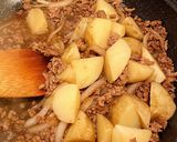 ○じゃがいもとひき肉の甘口餡かけ作り方3写真