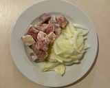 角切り豚の簡単角煮風作り方1写真