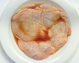 よだれ鶏☆レンジで鶏もも肉のネギ酢蒸し作り方3写真