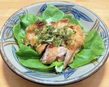 よだれ鶏☆レンジで鶏もも肉のネギ酢蒸し作り方6写真