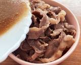 【レンチン】ひとりごはん☆モリモリ牛丼！作り方4写真