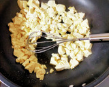 ☆ほうれん草のそぼろ豆腐油炒め☆作り方2写真
