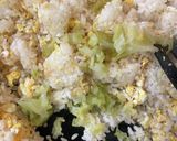 春キャベツと青菜入りチャーハン作り方6写真