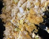 春キャベツと青菜入りチャーハン作り方7写真