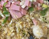 春キャベツと青菜入りチャーハン作り方9写真