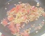 鮎の甘露煮　アレンジ　トマトチーズ焼き作り方4写真