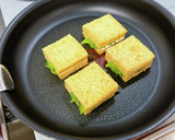 厚揚げの大葉チーズ挟み焼き♪照り焼き風作り方5写真