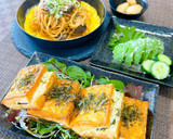 厚揚げの大葉チーズ挟み焼き♪照り焼き風作り方13写真