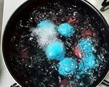 あじさい白玉の抹茶ぜんざい作り方6写真
