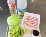 春の香り♪ふきのとうとバラ肉の野菜炒め作り方1写真