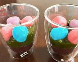 あじさい白玉の抹茶ぜんざい作り方11写真