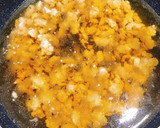 鶏のひき肉とネギたっぷり和風カレー丼作り方3写真