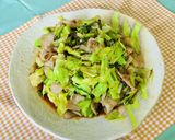 春の香り♪ふきのとうとバラ肉の野菜炒め作り方13写真