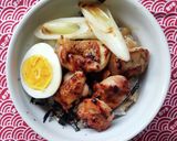 焼き鳥丼♪作り方1写真