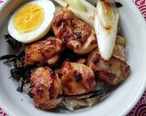 焼き鳥丼♪作り方5写真