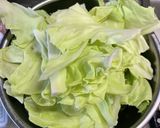 鶏モモとキャベツの味噌マヨガーリック🥬作り方2写真