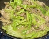鶏モモとキャベツの味噌マヨガーリック🥬作り方10写真