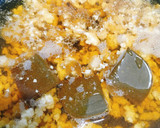 鶏のひき肉とネギたっぷり和風カレー丼作り方4写真